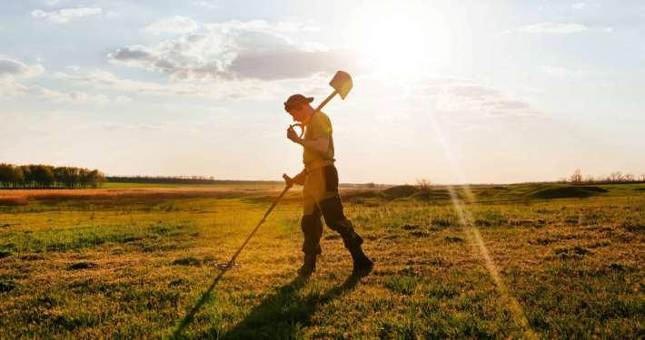 Metalldetektor-Suchdienst